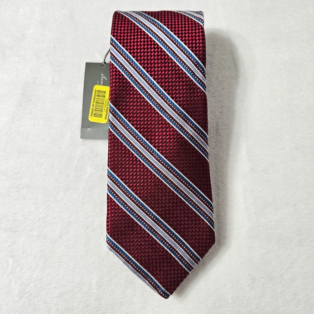Daniel Cremieux imported Italian silk cotton tie Signature Coll handmade in USA